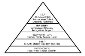 Organization Behavior and Television MashUps pyramid 
